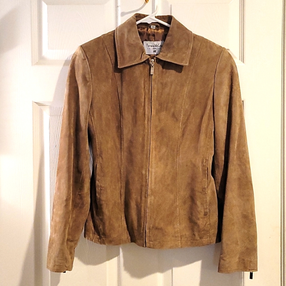 Like new Genuine leather jacket womens xs